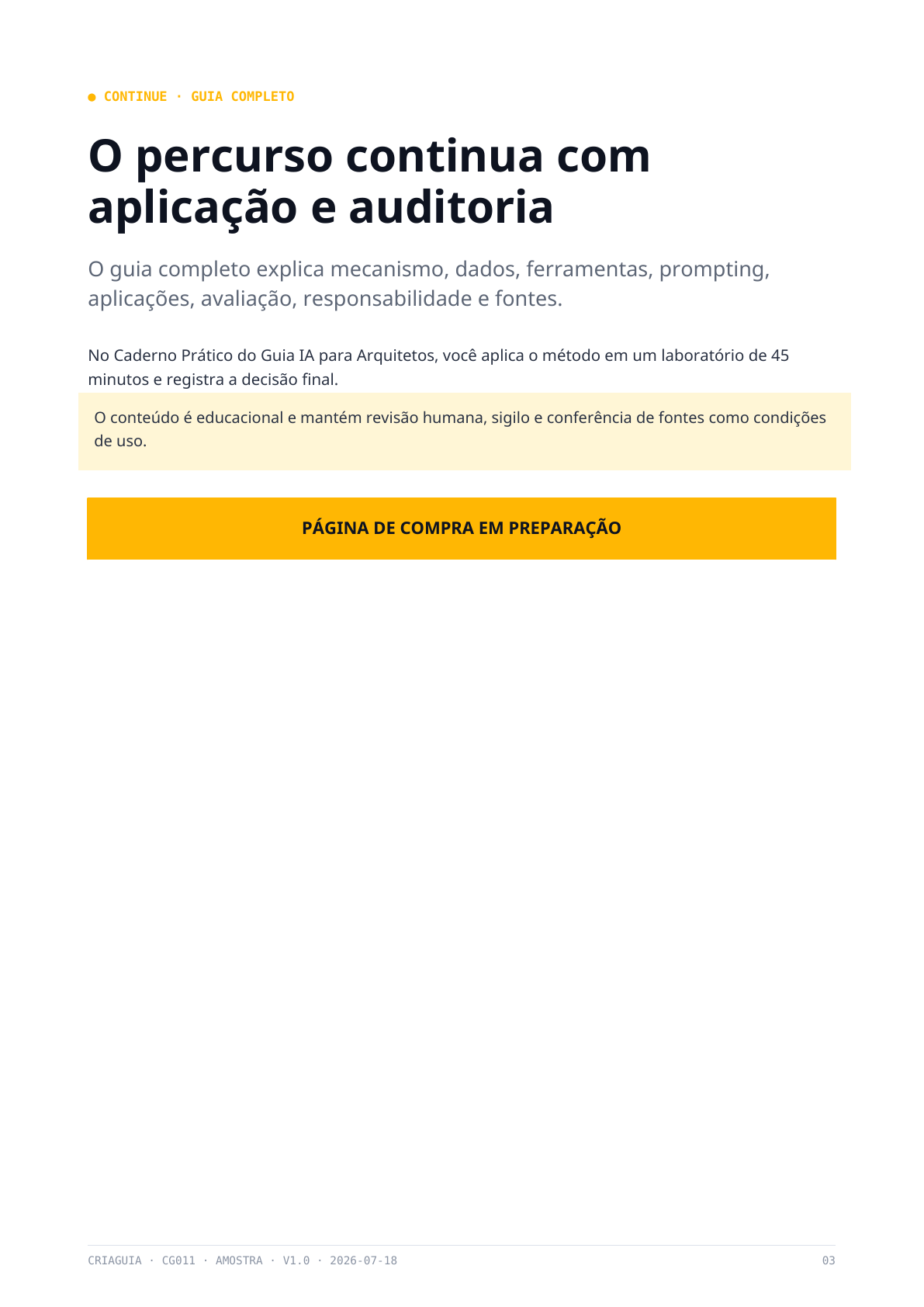 Prévia: Prompt estruturado da profissão